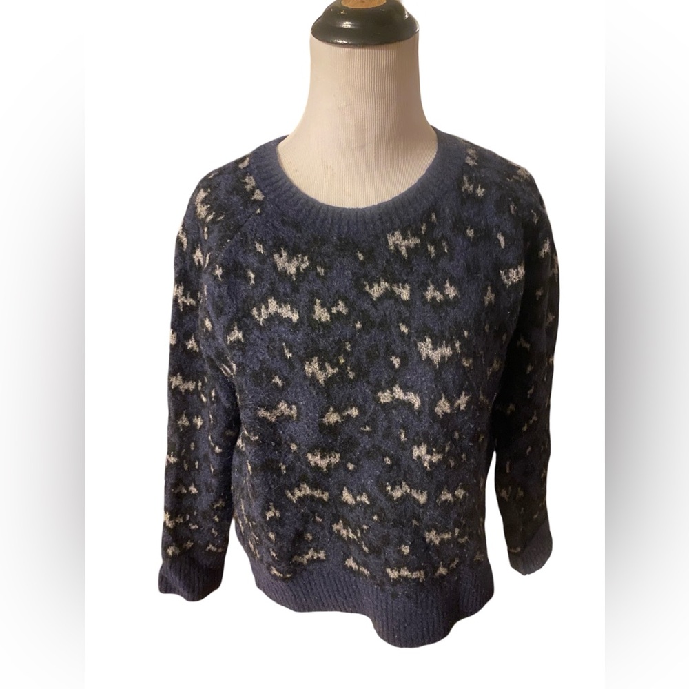 Althleta Animal Print Crewneck Sweater — Size M